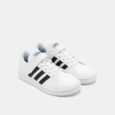 adidas Kids' Grand Court Shoe (Younger Kids) White adidas Kids' Grand Court Shoe (Younger Kids) White
