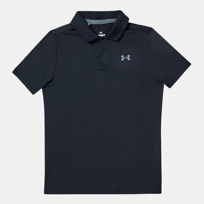 Under Armour Kids' Matchplay Golf Polo Shirt Black