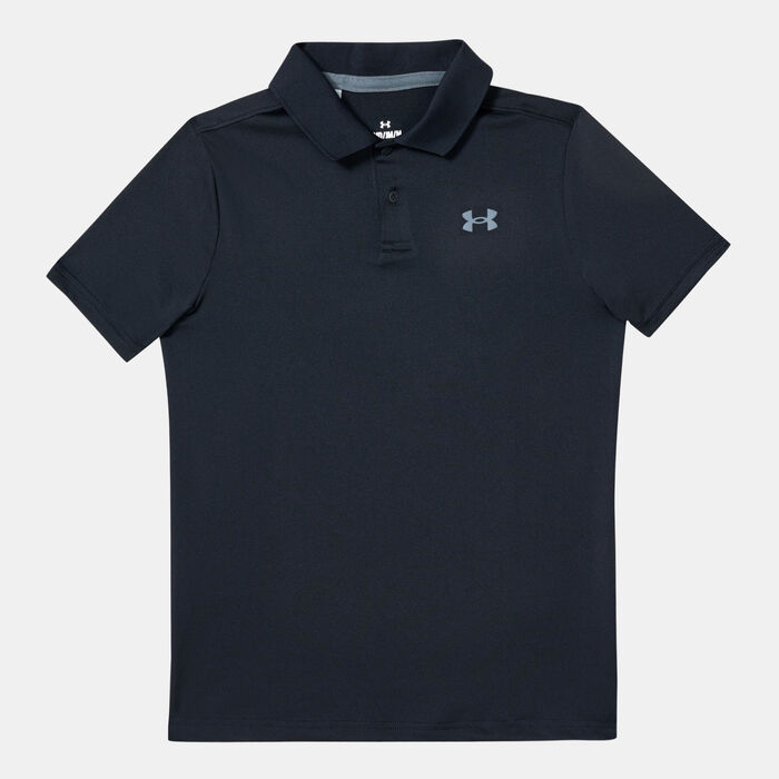 Under Armour Kids' Matchplay Golf Polo Shirt Black image number 0