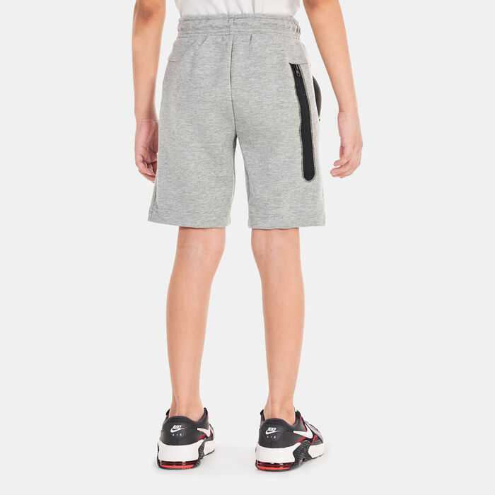 Nike Kids' Tech Fleece Shorts Grey image number 1