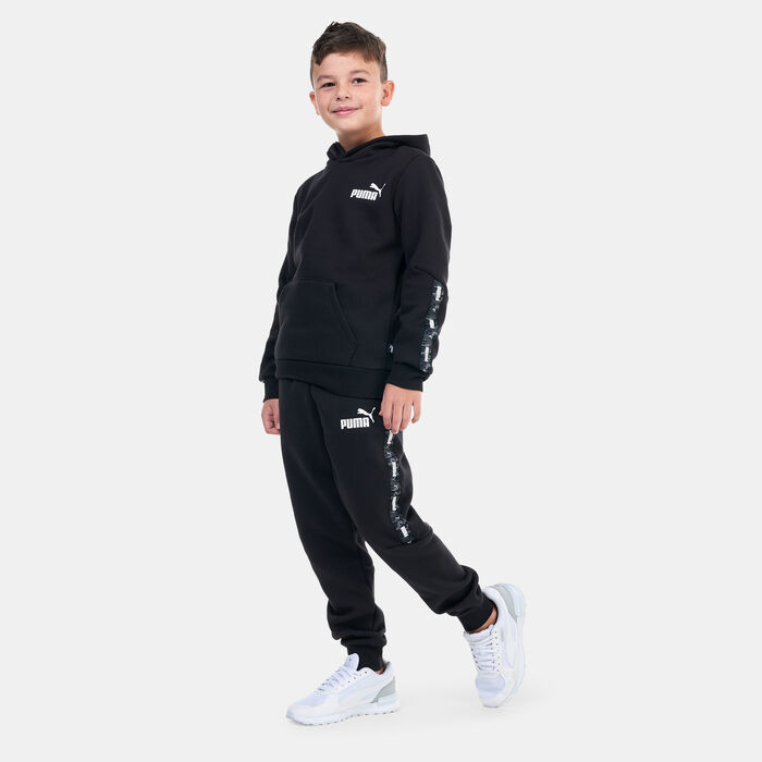 PUMA Kids' Essentials+ Camo Tape Sweatpants Black PUMA Kids' Essentials+ Camo Tape Sweatpants Black image number 2
