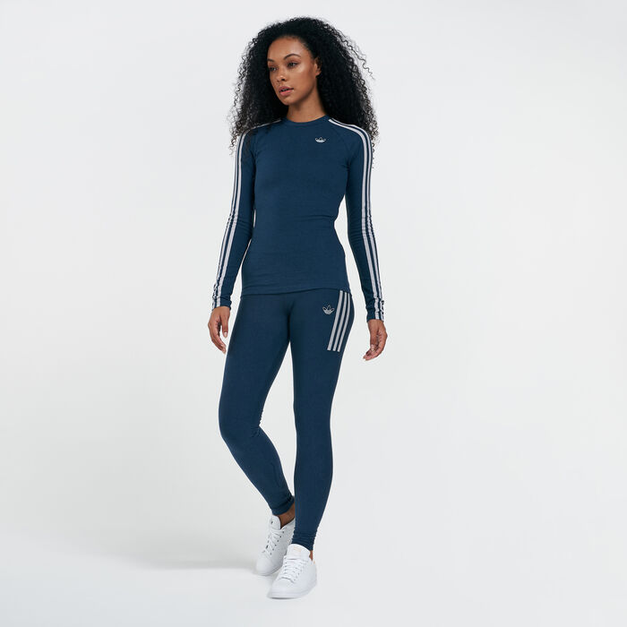 adidas Originals Women's Fakten Leggings White adidas Originals Women's Fakten Leggings White image number 2
