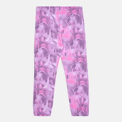 Jordan Kids' Essentials Printed Fleece Pants (Older Kids) Purple