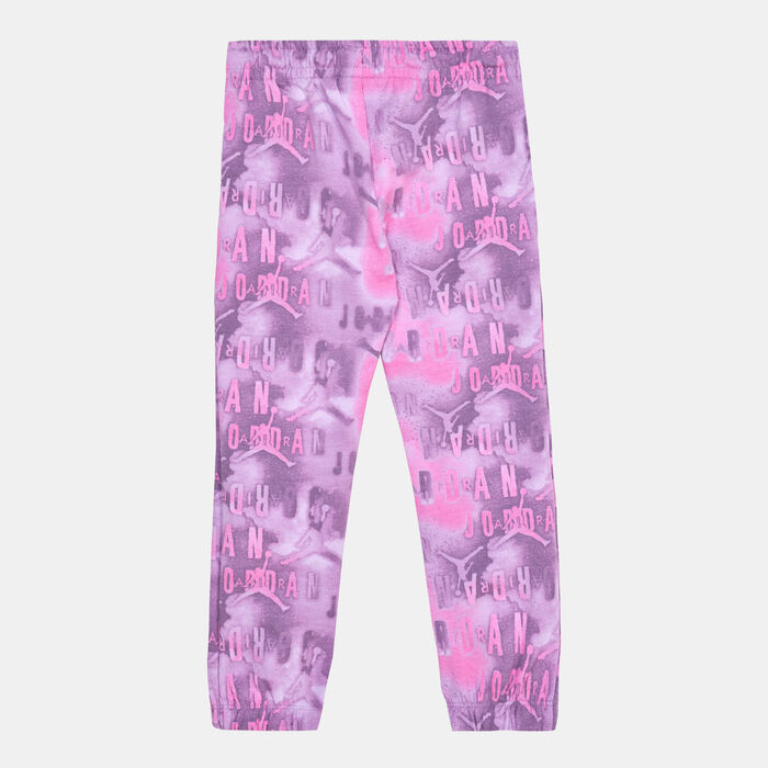Jordan Kids' Essentials Printed Fleece Pants (Older Kids) Purple image number 1