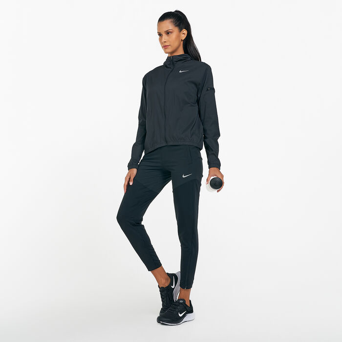 Nike Women's Essential Running Pants Black Nike Women's Essential Running Pants Black image number 2