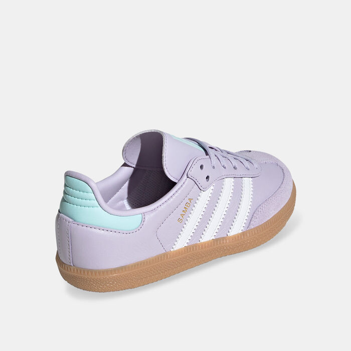 adidas Originals Kids' Samba OG Shoes Purple adidas Originals Kids' Samba OG Shoes Purple image number 2