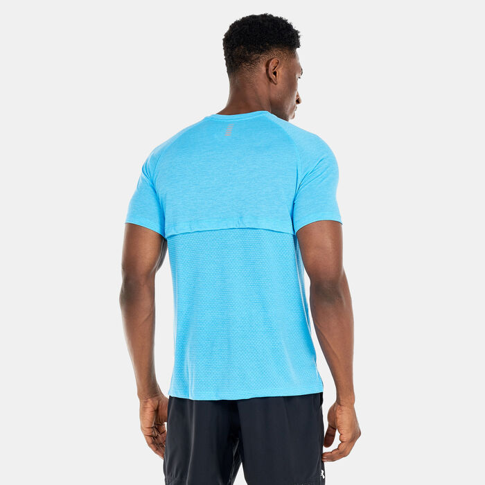 Under Armour Men's Streaker Run T-Shirt Blue Under Armour Men's Streaker Run T-Shirt Blue image number 1