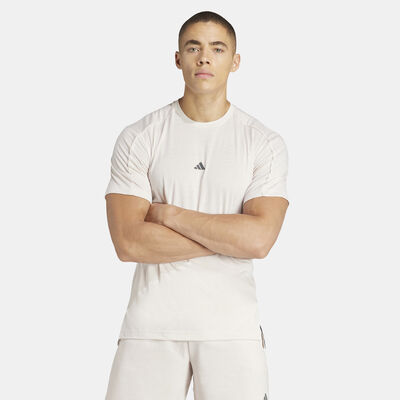 adidas Men's Yoga T-Shirt Beige