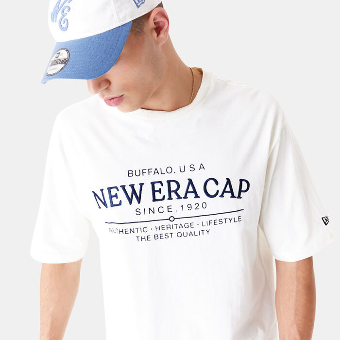 New Era Men's Graphic Print T-Shirt White image number 2