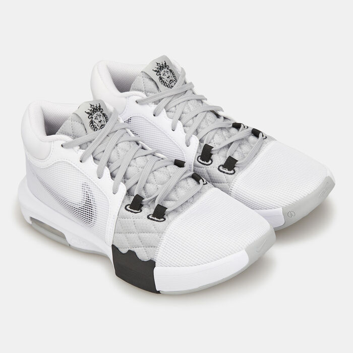 Nike LeBron Witness 8 Basketball Shoes White Nike LeBron Witness 8 Basketball Shoes White image number 1