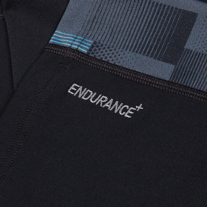 Speedo Mens Endurance+ Splice Swimming Rashguard Black Speedo Mens Endurance+ Splice Swimming Rashguard Black image number 4