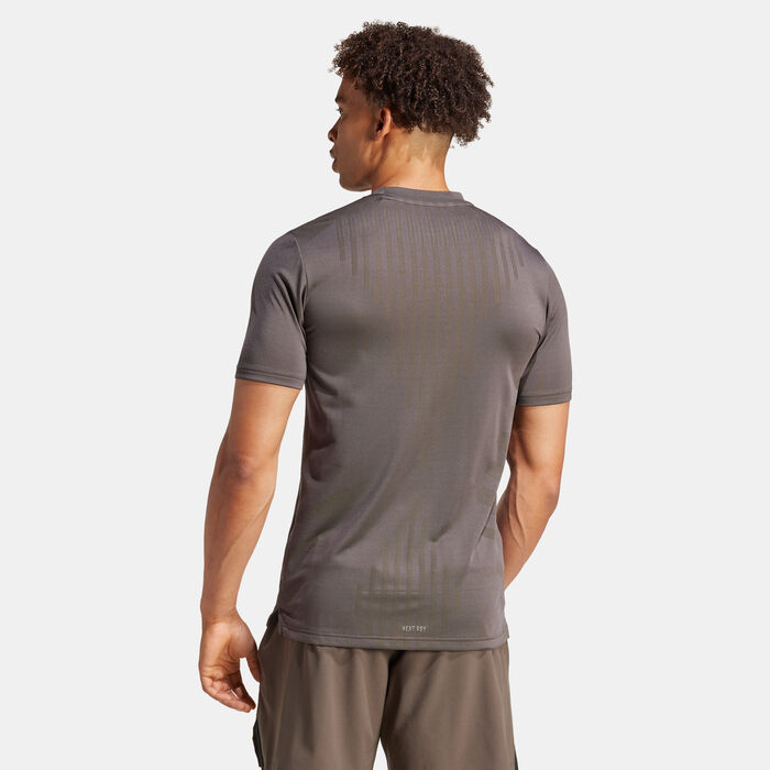 adidas Men's HIIT Airchill Training T-Shirt Green adidas Men's HIIT Airchill Training T-Shirt Green image number 1