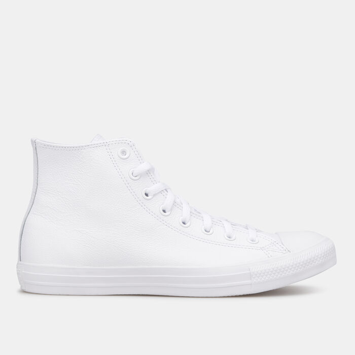 Converse Chuck Taylor All Star Leather Mono Unisex Shoe White Converse Chuck Taylor All Star Leather Mono Unisex Shoe White image number 0