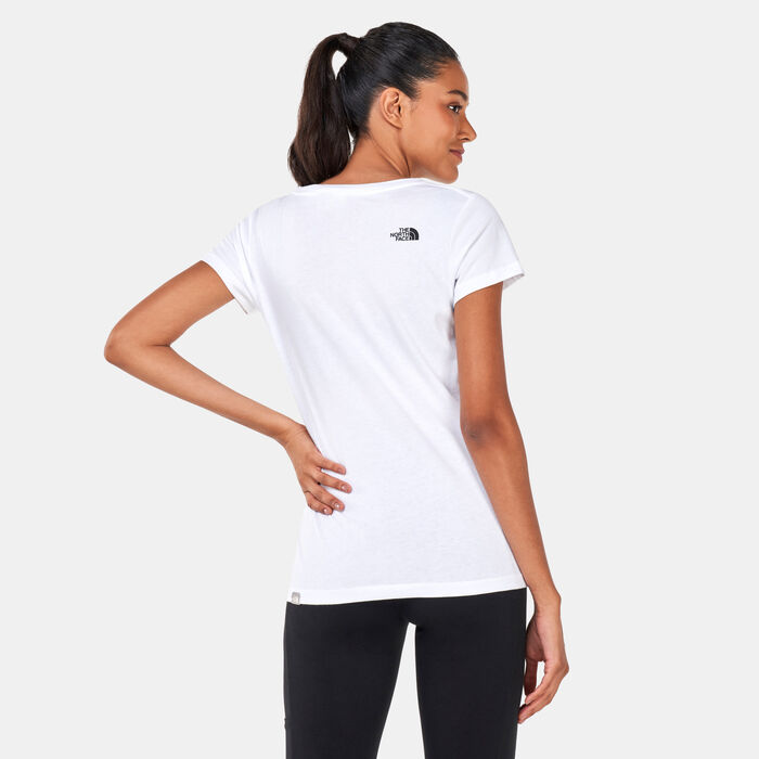 The North Face Women's Never Stop Exploring T-Shirt White The North Face Women's Never Stop Exploring T-Shirt White image number 1