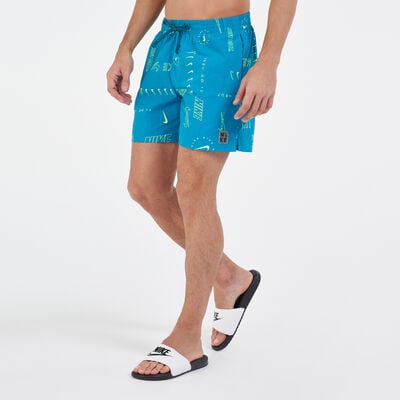 Nike Swim Men's Multi Logo Volley 5-inch Swimming Shorts yellow