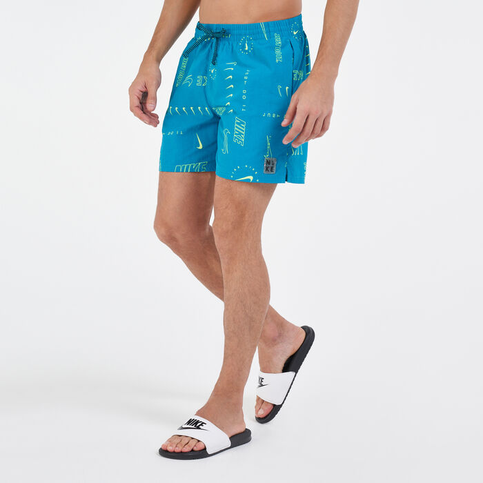 Nike Swim Men's Multi Logo Volley 5-inch Swimming Shorts yellow Nike Swim Men's Multi Logo Volley 5-inch Swimming Shorts yellow image number 0