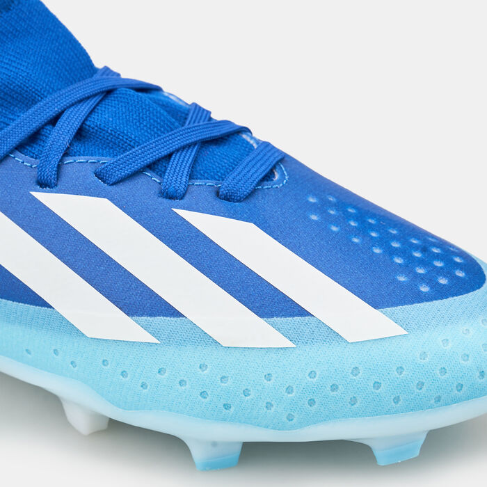 adidas Kids' X Crazyfast Injection.3 Firm Ground Football Shoes Blue adidas Kids' X Crazyfast Injection.3 Firm Ground Football Shoes Blue image number 4
