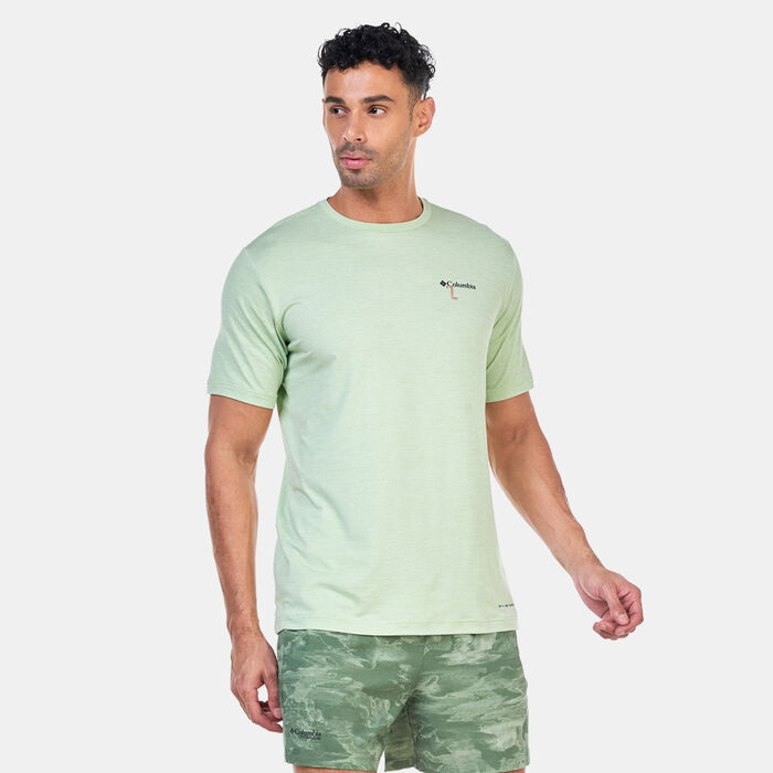 Columbia Men's Kwick Hike Graphic T-Shirt Green Columbia Men's Kwick Hike Graphic T-Shirt Green image number 0