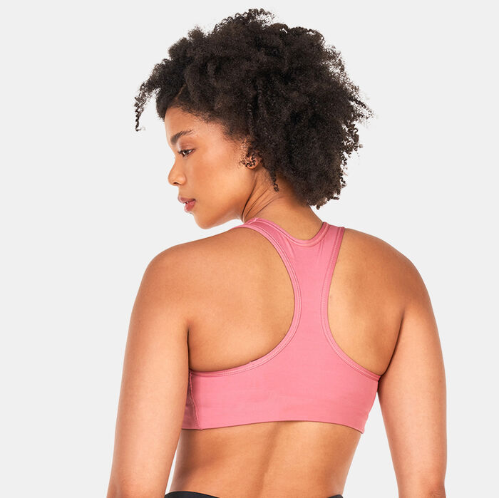 Nike Women's 1-Piece Pad Sports Bra Pink Nike Women's 1-Piece Pad Sports Bra Pink image number 1
