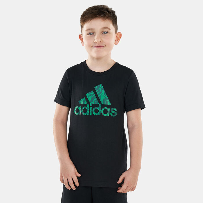 adidas Kids' Aeroready Primegreen T-Shirt Black adidas Kids' Aeroready Primegreen T-Shirt Black image number 0