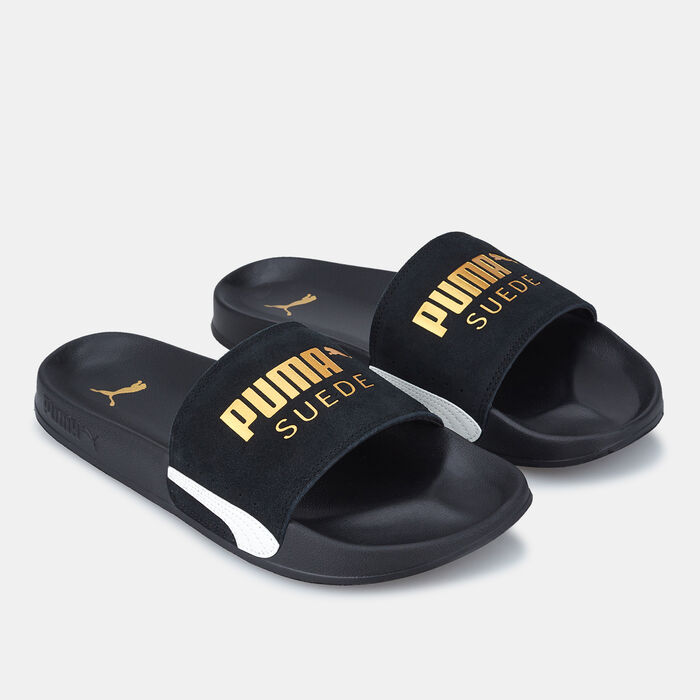 PUMA Men's Leadcat 2.0 Classic Slides Black image number 0