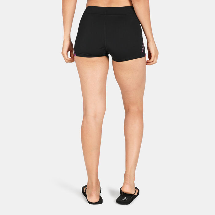 Speedo Women's Sports Bike Shorts Black Speedo Women's Sports Bike Shorts Black image number 1
