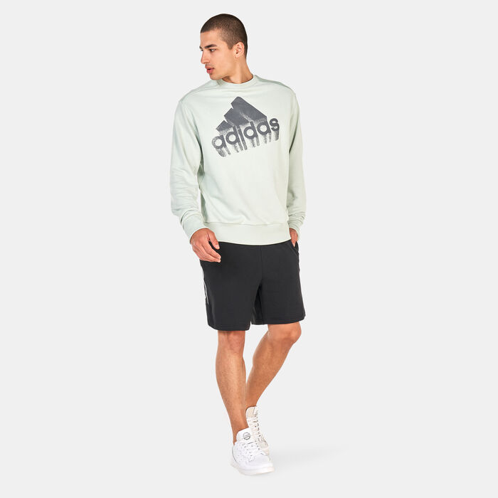 adidas Men's Brand Love Shorts Black image number 2