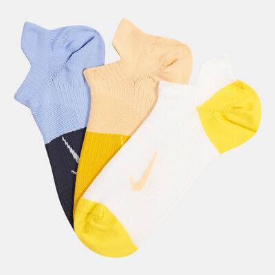 Nike Women's Everyday Plus Lightweight No-Show Training Socks (3 Pack) Multi
