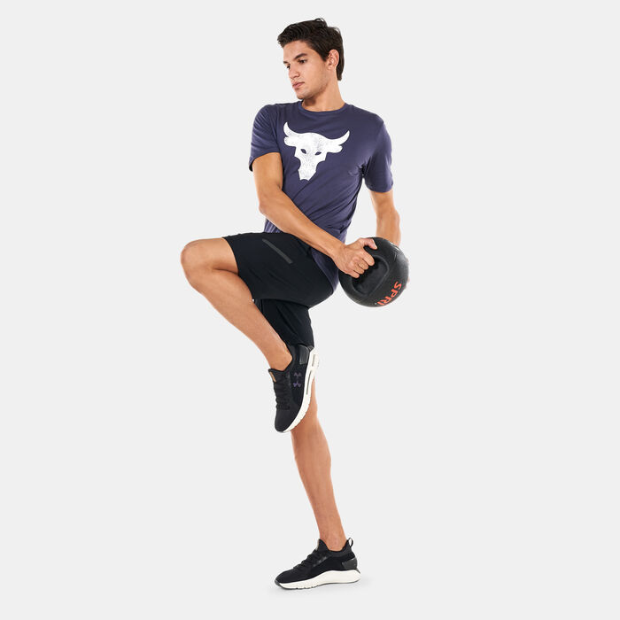 Under Armour Men's Project Rock Brahma Bull T-Shirt Purple Under Armour Men's Project Rock Brahma Bull T-Shirt Purple image number 2