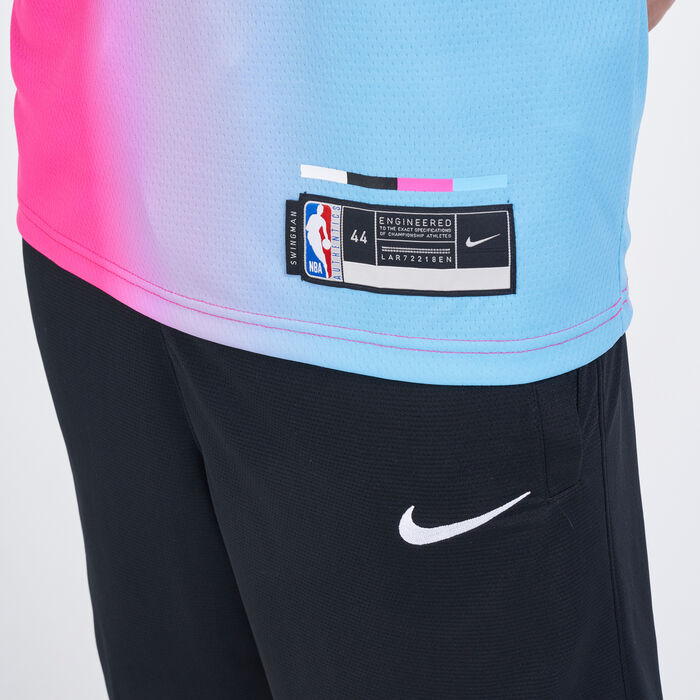 Nike Men's NBA Miami Heat City Edition Swingman Jersey - 2020 Multi Nike Men's NBA Miami Heat City Edition Swingman Jersey - 2020 Multi image number 3