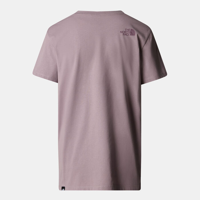 The North Face Women's Easy T-Shirt Purple The North Face Women's Easy T-Shirt Purple image number 1