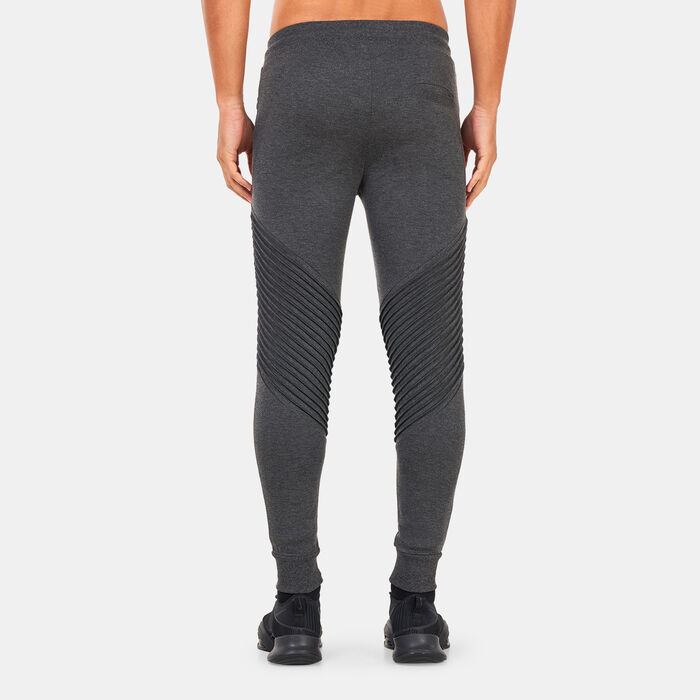SQUATWOLF Men's Statement Ribbed Joggers Grey SQUATWOLF Men's Statement Ribbed Joggers Grey image number 1