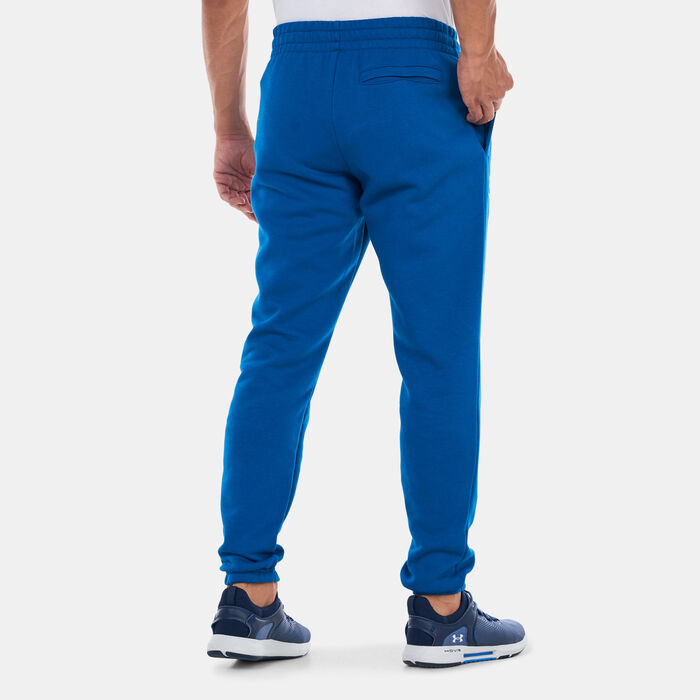 Under Armour Men's UA Essential Fleece Joggers Blue Under Armour Men's UA Essential Fleece Joggers Blue image number 1