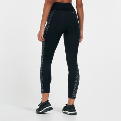 adidas Women's AEROREADY Designed 2 Move Leopard Print Leggings Black adidas Women's AEROREADY Designed 2 Move Leopard Print Leggings Black