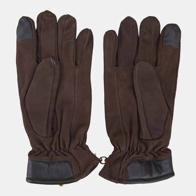 Timberland Men's Nubuck With Touch Tips Gloves Brown Timberland Men's Nubuck With Touch Tips Gloves Brown