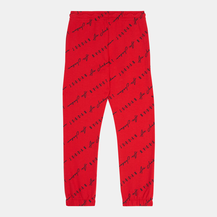 Nike Kids' Essentials Allover Print Sweatpants Red Nike Kids' Essentials Allover Print Sweatpants Red image number 1