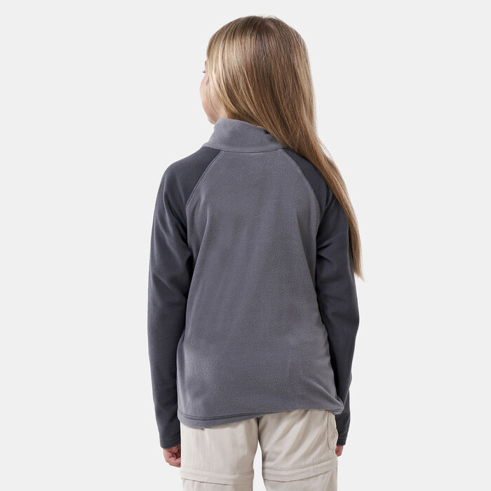 Columbia Kids' Glacial Fleece Half Zip Jacket (Older Kids) Grey image number 1