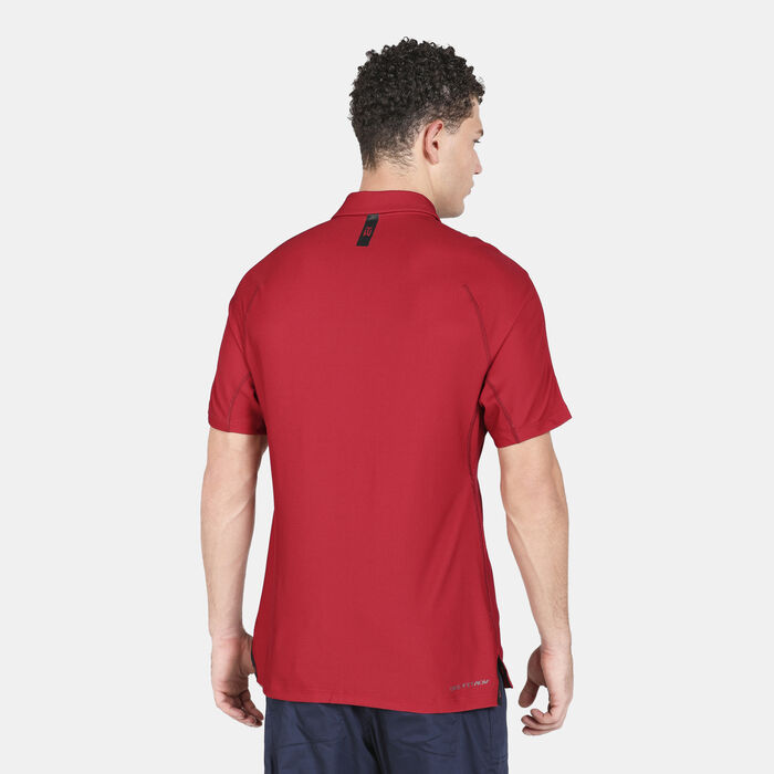 Nike Golf Men's Golf Dri-FIT ADV Tiger Woods Polo Shirt Red Nike Golf Men's Golf Dri-FIT ADV Tiger Woods Polo Shirt Red image number 1