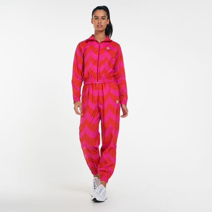 adidas Women's Marimekko Cuffed Woven Track Pants Multi image number 2