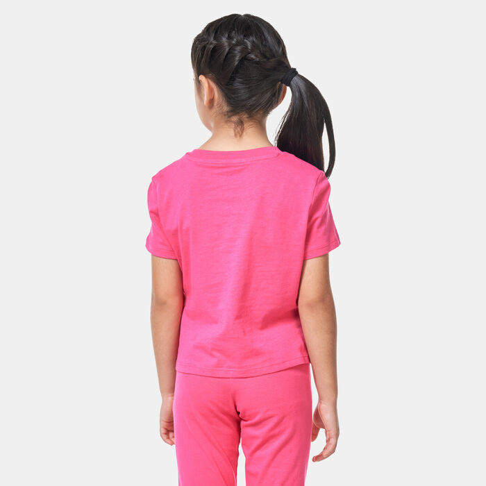 PUMA Kids' Essentials+ Animals Knotted T-Shirt Pink PUMA Kids' Essentials+ Animals Knotted T-Shirt Pink image number 1