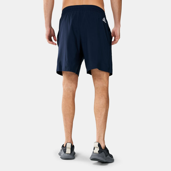 adidas Men's AEROREADY Essentials Chelsea Linear Logo Shorts Grey adidas Men's AEROREADY Essentials Chelsea Linear Logo Shorts Grey image number 1