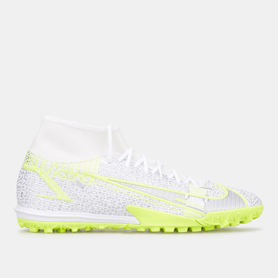 Nike Mercurial Superfly 8 Academy TF Turf Football Shoe White Nike Mercurial Superfly 8 Academy TF Turf Football Shoe White