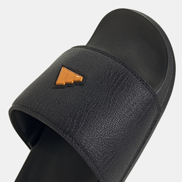 adidas Men's Adilette Comfort Slides Black adidas Men's Adilette Comfort Slides Black image number 4