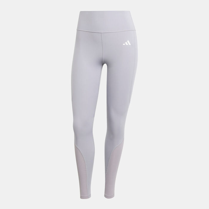 adidas Women's Optime Essentials Training Leggings Grey adidas Women's Optime Essentials Training Leggings Grey image number 0