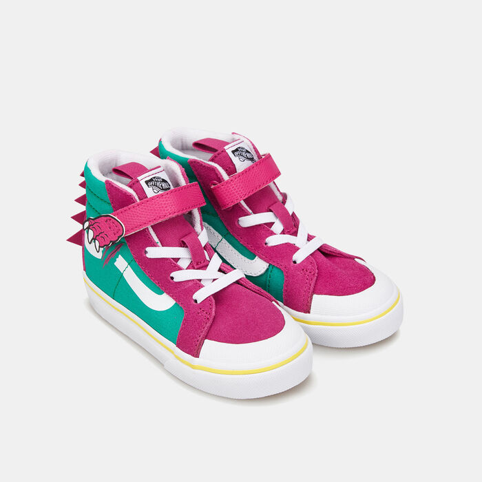 Vans Kids’ Dino SK8-HI Velcro Unisex Shoe (Baby and Toddler) Green Vans Kids’ Dino SK8-HI Velcro Unisex Shoe (Baby and Toddler) Green image number 1