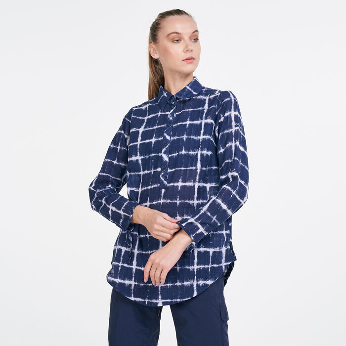 Columbia Women's Camp Henry™ II Tunic Blue Columbia Women's Camp Henry™ II Tunic Blue image number 0