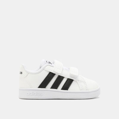 adidas Kids' Grand Court Shoe (Baby and Toddler) White adidas Kids' Grand Court Shoe (Baby and Toddler) White