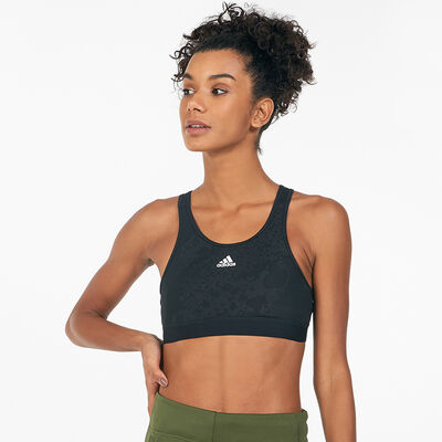 adidas Women's Believe This Camo Sports Bra Black