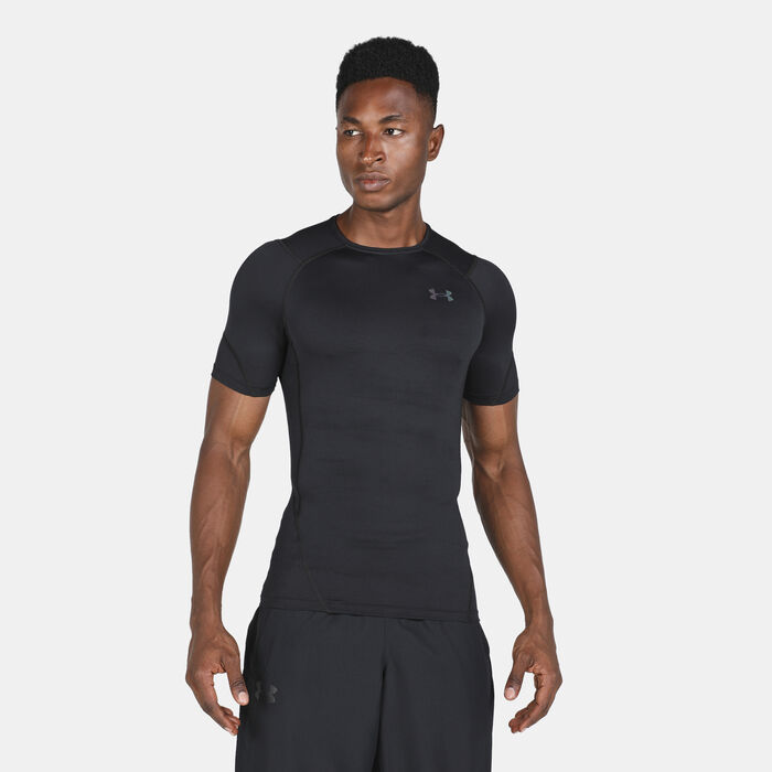 Under Armour Men's Rush HeatGear 2.0 T-Shirt Black Under Armour Men's Rush HeatGear 2.0 T-Shirt Black image number 0