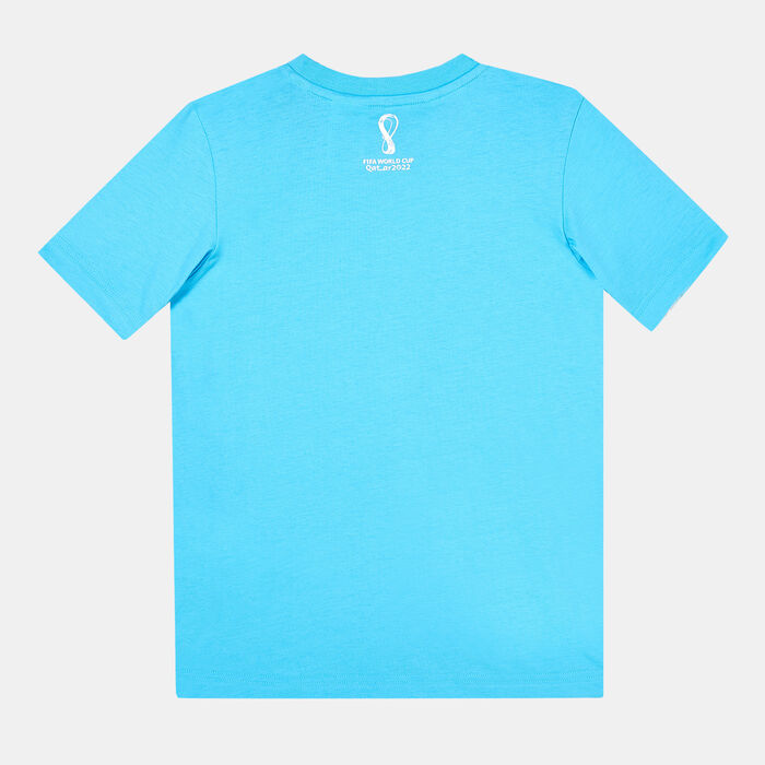 adidas Kids' FIFA World Cup 2022™ Argentina T-Shirt Blue adidas Kids' FIFA World Cup 2022™ Argentina T-Shirt Blue image number 1
